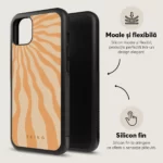 Husa iPhone 11 - Skino Sunny Moments, retro portocaliu - imagine 7
