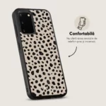 Husa Samsung Galaxy S20 - Skino Fancy Latte, animal print bej negru - imagine 4