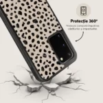 Husa Samsung Galaxy S20 - Skino Fancy Latte, animal print bej negru - imagine 5
