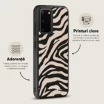 Husa Samsung Galaxy S20 - Skino Zebra, animal print - imagine 3