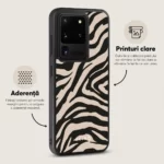 Husa Samsung Galaxy S20 Ultra - Skino Zebra, animal print - imagine 3