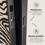 Husa iPhone 11 - Skino Zebra, animal print - imagine 6