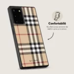 Husa Samsung Galaxy Note 20 - Skino Bellberry, textil bej - imagine 4