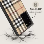 Husa Samsung Galaxy Note 20 - Skino Bellberry, textil bej - imagine 5