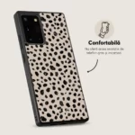 Husa Samsung Galaxy Note 20 - Skino Fancy Latte, animal print bej negru - imagine 4