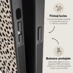Husa Samsung Galaxy Note 20 - Skino Fancy Latte, animal print bej negru - imagine 6