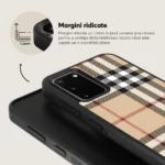 Husa Samsung Galaxy S20 - Skino Bellberry, textil bej - imagine 2