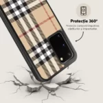 Husa Samsung Galaxy S20 - Skino Bellberry, textil bej - imagine 5