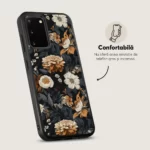 Husa Samsung Galaxy S20 - Skino Rusty Flowers, textura flori - imagine 4