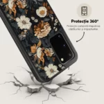 Husa Samsung Galaxy S20 - Skino Rusty Flowers, textura flori - imagine 5