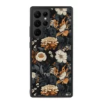 Husa Samsung Galaxy S22 Ultra -  Skino Rusty Flowers, textura flori