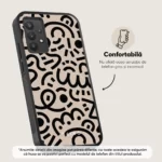 Husa Samsung Galaxy A32 4G - Skino Doodle, negru bej - imagine 4
