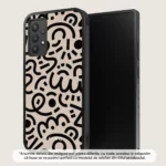 Husa Samsung Galaxy A32 4G - Skino Doodle, negru bej - imagine 7
