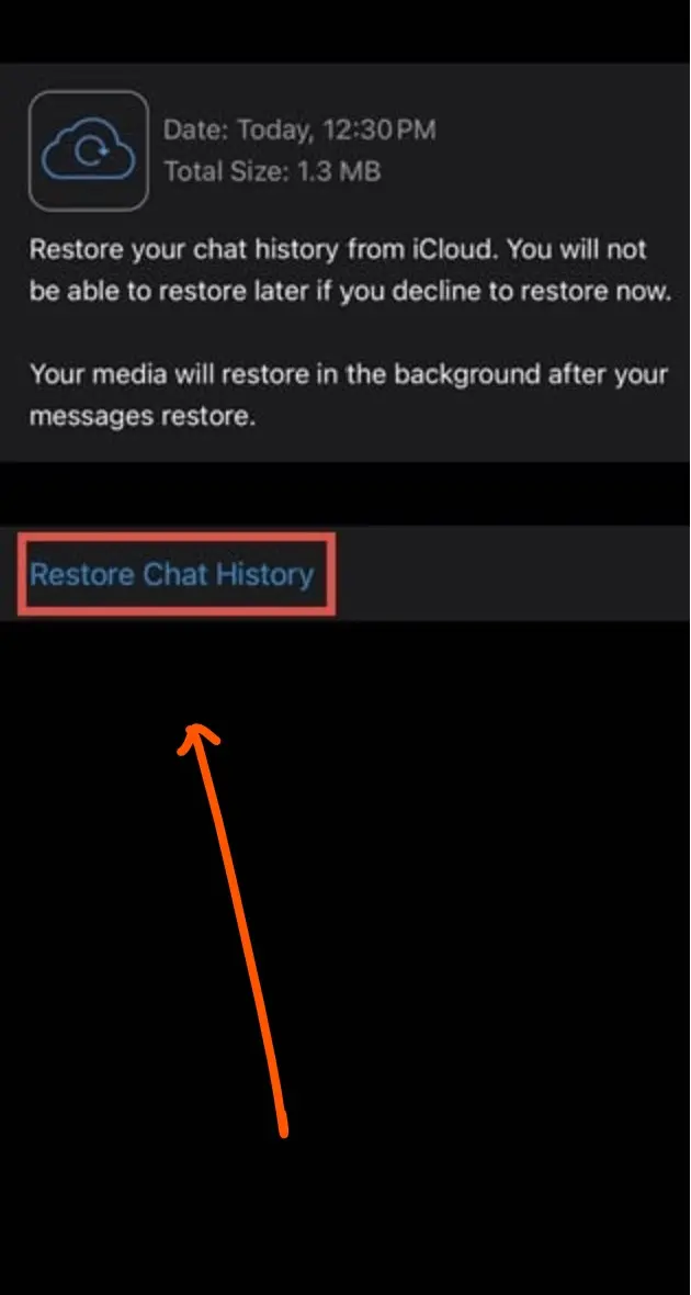 restaurare backup mesaje sterse whatsapp iphone