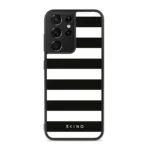 Husa Samsung Galaxy S21 Ultra -  Skino Crosswalk, linii alb negru
