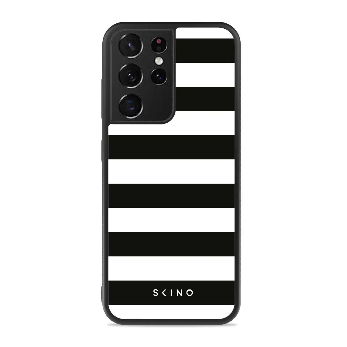 Husa Samsung S21 Ultra - Skino Crosswalk, linii alb negru (1) Husa Samsung Galaxy S21 Ultra - Skino Crosswalk, linii alb negru - imagine 1