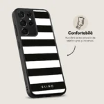 Husa Samsung Galaxy S21 Ultra -  Skino Crosswalk, linii alb negru - imagine 4
