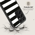 Husa Samsung Galaxy S21 Ultra -  Skino Crosswalk, linii alb negru - imagine 5