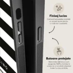 Husa Samsung Galaxy S21 Ultra -  Skino Crosswalk, linii alb negru - imagine 6