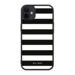 Husa iPhone 12 - Skino Crosswalk, linii alb negru