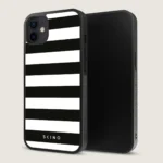 Husa iPhone 12 - Skino Crosswalk, linii alb negru - imagine 9