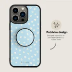 Suport telefon rotund pliabil degete, Skino Grip, Daisy Dreamer - imagine 5