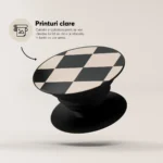 Suport telefon rotund pliabil degete, Skino Grip, Diagonal - imagine 3