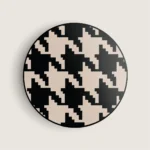 Suport telefon rotund pliabil degete, Skino Grip, Houndstooth - imagine 2