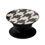 Suport telefon rotund pliabil degete, Skino Grip, Houndstooth